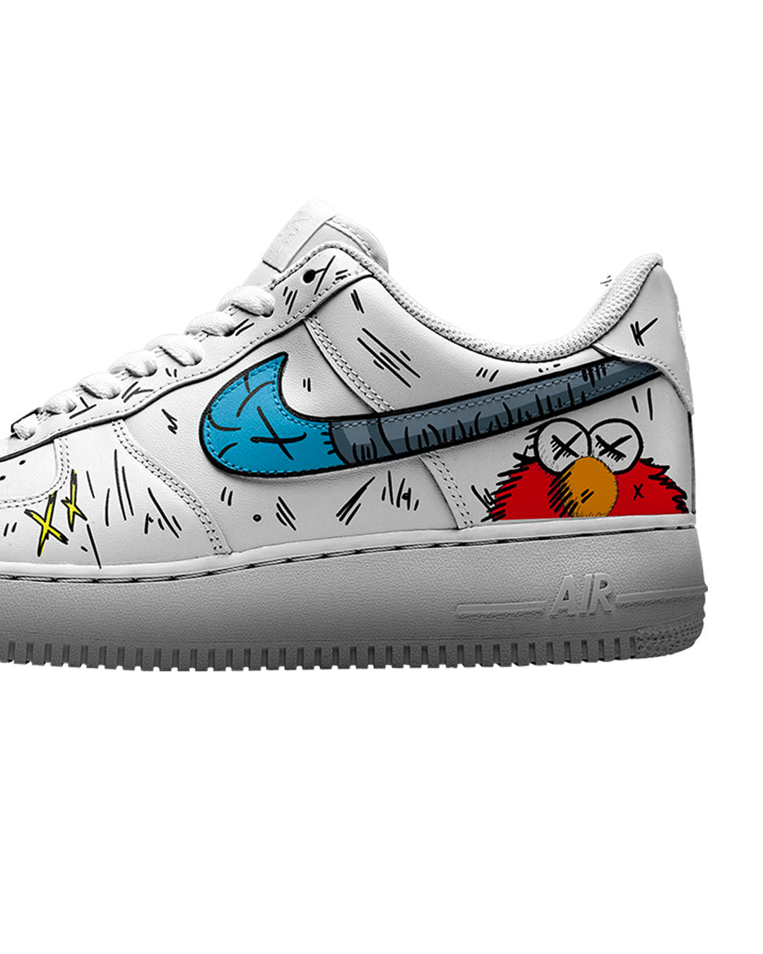 Nike Air Force 1 'Elmo Drip'